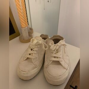 Superga Off-White Slip-on Sneakers